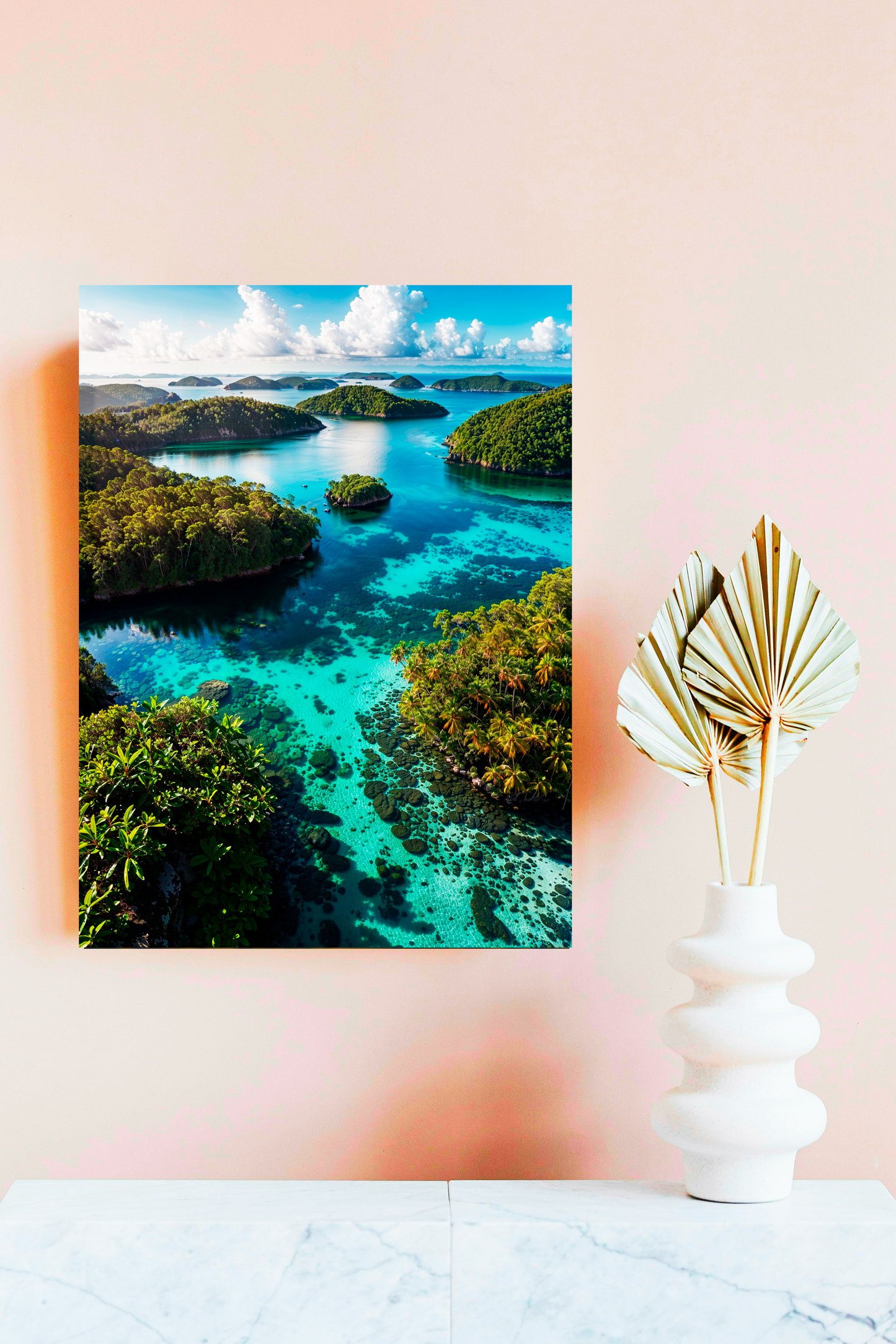 Paysage bleue